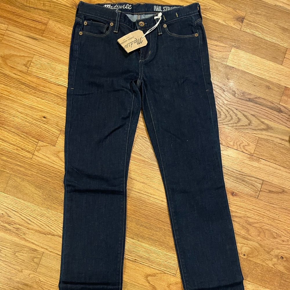 Madewell Rail Straight Jeans